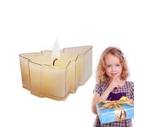 demaxiyad Bougies Arbre de Noël - Bougie De Noël Artisanale Originale,Décoration Saisonnière pour Chambre Salle de Classe Salon Fête Bureau Appartement Dortoir,Idée Cadeau pour Fêtes d'Entreprise et