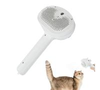 demaxiyad Brosse à vapeur pour chats - Brosse à vapeur pour chat avec vapeur, brosse à vapeur pratique, brosses pour chats pour l'intérieur, grands animaux, peau sensible, peignage