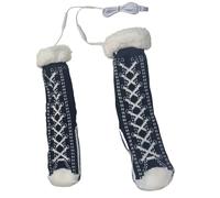 demaxiyad Chaussettes Chauffantes Électriques | Chauffantes USB Anti-Dérapantes - Accessoires Chauffants Hiver Intérieur Extérieur Froid Confort | Maison Voyage Sommeil Chasse Automne