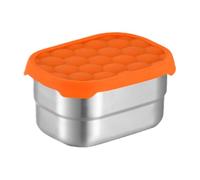 demaxiyad Contenants à goûter | Vaisselle en acier inoxydable facile à ouvrir | Boîtes à goûter empilables | Pour pique-nique, sport, plage, extérieur, camping, escalade, voyage, été, travail