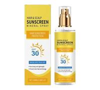 demaxiyad Crème Solaire Cheveux et Cuir Chevelu | Spray Protecteur Solaire Cuir Chevelu 100ml | Brume Légère Non Collante Résistante À L'eau Beauté Femme Voyage Plage Sport