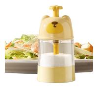 demaxiyad Distributeur de sel | Bouteille d'assaisonnement quantitative précise en verre pour cuisine, condiments pour griller, pique-nique, barbecue, voyage, restauration, pâtisserie
