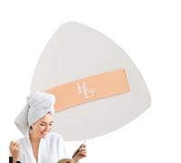 demaxiyad Éponges de maquillage pour le visage - Houppette à poudre noire pour utilisation humide et sèche - Houppette à poudre élégante, efficace et pratique pour fond de teint pour petite amie, fond