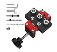 demaxiyad Gabarit À Vis De Poche - Accessoires Multifonctionnels Portables En D'Aluminium,Gabarit pour Menuiserie et Chevillage - pour Menuiserie Assemblage Meubles Atelier Coin et Chant à Domicile