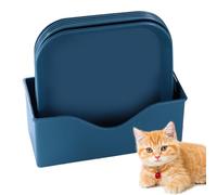 demaxiyad Gamelle peu profonde pour chat pour soulager la fatigue des moustaches - Gamelle peu profonde pour petits chiens et chatons, assiette large et petite pour chat à pattes courtes