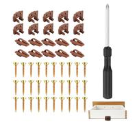 demaxiyad Guides pour Glissières de Tiroir - Kit de réparation à installation facile | Glissières de tiroir à fixation centrale - Pour cuisines chambres chambre d'enfant dortoir hôtel tables de chevet