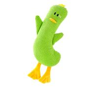 demaxiyad Jouet Canard pour Chien, Peluche Chiot Et Chien Jouet D'activité, 29x40CM, Velours Ananas, Coton PP, Résistant, Sonore, Lavable, pour Maison, Chiots, anxiété de séparation