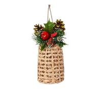 demaxiyad Panier pour la Porte d'Entrée - Décoration Intérieure Bohème Rustique En Jacinthe D'Eau,Panier Tressé à Fleurs pour Porte - pour le salon, cuisine, vestibule, débarras, corridor, véranda,