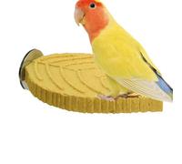 demaxiyad Perchoir à Perroquet,Aire de Jeux en résine en Forme de - Support à perroquets - pour Perruche Conure canari Soin des Griffes meulage du Bec Recherche de Nourriture Mastication