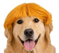 demaxiyad Perruques pour chiens drôles réglables et confortables avec bandes élastiques