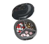 demaxiyad Pilulier de voyage | Boîte de rangement pour médicaments - Pilulier portable, pilulier quotidien, petit pilulier pour poche, sac à main, organisateur de médicaments pour le rangement des