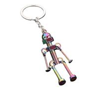 demaxiyad Porte-clés Robot,Porte-clés Robot en métal - Porte-clés robot à vis mobile mains et pieds | Charme de e robot créatif, jouets porte-clés, accessoire de sac à dos amusant, ornement à