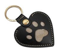 demaxiyad Porte-clés Souvenir | Porte-clés Souvenir en Cuir pour Poils d'animaux,Accessoire Mode pour mémoriser Les Poils de Votre Animal | Idée Cadeau pour Femme, Amie, sœur, Fille, ado, Famille et