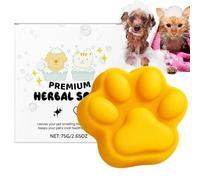 demaxiyad Savon de Bain pour Chiot, Savon Naturel pour Peau De Chien Et Chat, Nettoyant Adoucissant Doux Soins Bain Toilettage Maison Chiots Chats Animaux Domestiques