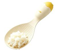 demaxiyad Spatule à riz - Design Coquille d'Œuf Antiadhésif,Cuillère pour Cuiseur de Riz | Convient pour le service, le mélange Maison Cuisine Cantine Dortoir Appartement Restaurant