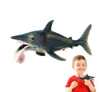 demaxiyad Statue De Requin,Modèle Détaillé - Jouet Éducatif pour Développement de l'Imagination, Décoration Intérieure pour Salon et Activités Ludiques