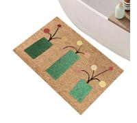 demaxiyad Tapis de Bienvenue extérieur, Tapis de Bienvenue d'été,Tapis de Porte d’entrée à imprimé Floral - Paillasson décoratif Hello Summer 16x24 Pouces, paillasson saisonnier antidérapant avec