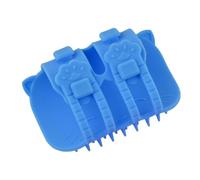 demaxiyad Toiletteur d'angle pour chat | Peigne mural pour chat, outil de massage, sangle réglable en silicone sûr, brosse de massage pour chaton à poils longs et courts