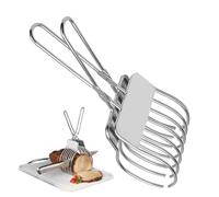 demaxiyad Trancheuse de bœuf, guide de tranchage de viande | Pince à rôtir portative trancheuse à viande - Coupe-rôti de bœuf, outils de cuisine, guide de trancheuse de pour, légumes, viande, fruits