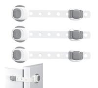 demaxiyad Verrou de porte pour enfant | Loquet de porte adhésif pour garde-manger, fenêtre, protection des, ancrages de meubles avec adhésif pour meubles, cuisine, fenêtre, toilettes