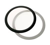 DEMCiflex Compatible Staubfilter 140mm, rund - Schwarz/weiß