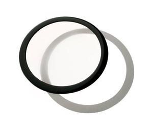 DEMCiflex Compatible Staubfilter 140mm, rund - Schwarz/weiß