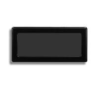 Demciflex filtre à poussière 2 x 40 mm, carré - noir sc df0077