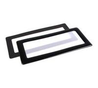 Demciflex - filtre à poussière pour ventilateur - 2 x 40 mm - noir blanc