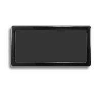 DEMCiflex Square black Filtre magnétique pour Radiateur 2 x 120 mm