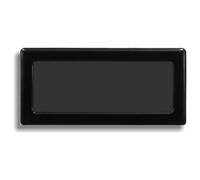 Demciflex Filtre à poussière DF0077 2 x 40 mm carré Noir