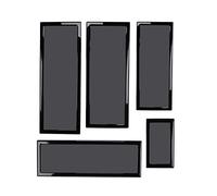 DEMCiflex Staubfilter-Set für Lian Li O11 Dynamic - Schwarz/Schwarz