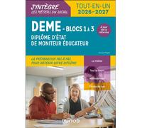 DEME - Diplôme d'État de Moniteur Éducateur - 2026-2027 - Conforme à la réforme Tout-en-un - Vincent Pagès - Dunod - broché - Scolaire / Universitaire