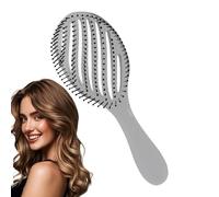 Démêlage humide et désactivé pour les cheveux - Brosse à cheveux avec ventilation incurvée - Peigne de lissage de massage du cuir chevelu - Séchage par soufflage plus rapide pour les cheveux naturels