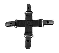 Démêlant Drap de Lit - Caoutchouc Polyester 15x15cm avec Clips ABS | outil démêlant le linge avec prévention de torsion, réduction de la boule, contrôle des plis | aide au démêlage literie laveuse séc