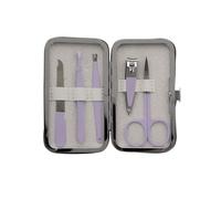 Demeliss Beauty - Kit Manucure 5 en 1 - Coupe-Ongles - Lime Métal - Pince à Épiler - Ciseaux - Coupe-Cuticules - Set Complet & Compact