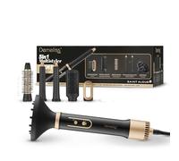 Demeliss Saint Algue - Brosse Soufflante 5 En 1 Multistyler - Sèche, Lisse, Boucle Et Coiffe - 5 Têtes Interchangeables Coanda - Revêtement Céramique - 3 Températures - Pour Tous Cheveux