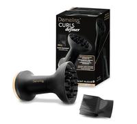 Demeliss SAINT ALGUE - Diffuseur d'Air Chaud - CURLS DEFINER - Sèche-cheveux & Diffuseur Boucles Tout-en-Un - 3 Vitesses & Températures - Séchage Doux Sans Frisottis - Peigne Volumisant Inclus - 2000W