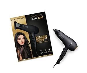 Demeliss Saint Algue Sèche Cheveux ULTRA 2200W - 2 Vitesses, 3 Températures - Technologie Tourmaline - Concentrateur Inclus - Cheveux Brillants, Coiffure Sans Frisottis - Léger, Puissant