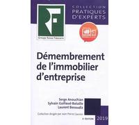 Démembrement de l'immobilier d'entreprise 2019