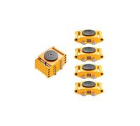 Déménageur De Machines Capacité 12000kg 4 Roues En Acier Au Carbone 4 Pièces