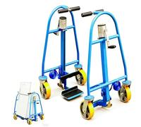 Déménageur de meubles et de caisses, avec 4 roues, chariot de déplacement d'équipement mécanique, capacité de 600 kg, utilisé for transporter en toute sécurité des armoires, des meubles et des caisses