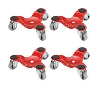 Déménageurs de meubles robustes avec 3 roues, supporte jusqu'à 90,7 kg, idéal pour un déménagement en douceur et une réorganisation de la maison