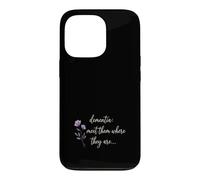 Démence : à Leur Rencontre là où Ils sont, Purple Flower Support Coque pour iPhone 13 Pro