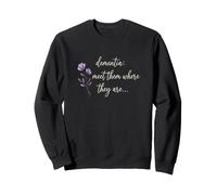 Démence : à Leur Rencontre là où Ils sont, Purple Flower Support Sweatshirt