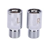 Demeras Adaptateur D'extension de Pédale de Vélo, Pratique, sans Effort, Réduit la Friction pour Vélo de Montagne, Alliage Ti, 2 Pièces (Argent)
