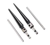 Demeras Alésoir Conique à Poignée en T, Alésoir Conique à Vis Facile à Fraiser 3-13 Mm 5-16 Mm 6 Cannelures 45 en Acier pour Ouvrir les Instruments de Musique