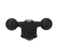 Demeras Balle de Piste, Réduit Les Dommages Causés par la Friction, Empêche Le Glissement, Double Balle B, Haute durabilité, Base de Piste à Bille Portable de 1 Pouce avec Fixation par Boulon en T