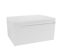 Demeras Boîte électrique en Plastique, Boîte de Jonction Extérieure IP67, Plaque de Montage de Grille étanche, Légère, Résistante aux Chocs, Bonne Isolation pour les Projets électriques de Bricolage