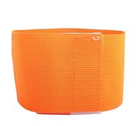 Demeras Brassard de Football Brassard de Capitaine de Football 5 Couleurs Brassard de Capitaine de Jeunesse Adulte Adapt¨¦ au Football de Football(Orange)