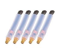 Demeras Brosses à Joints de Soudure, Brosse de Nettoyage de Joints de Soudure Réutilisable et Sûre, Têtes en Laiton, Multi-usage, Résistante à l'érosion, Paquet de 5, pour l'élimination des Points